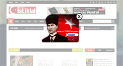 Desktop Screenshot of haberistiklal.com