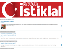 Tablet Screenshot of haberistiklal.com